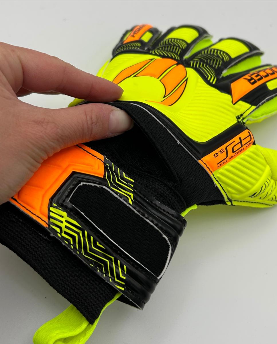 Guantes de portero de Adulto KRASH PROTEK Ho Soccer - Negro / Naranja Negro / Naranja-4