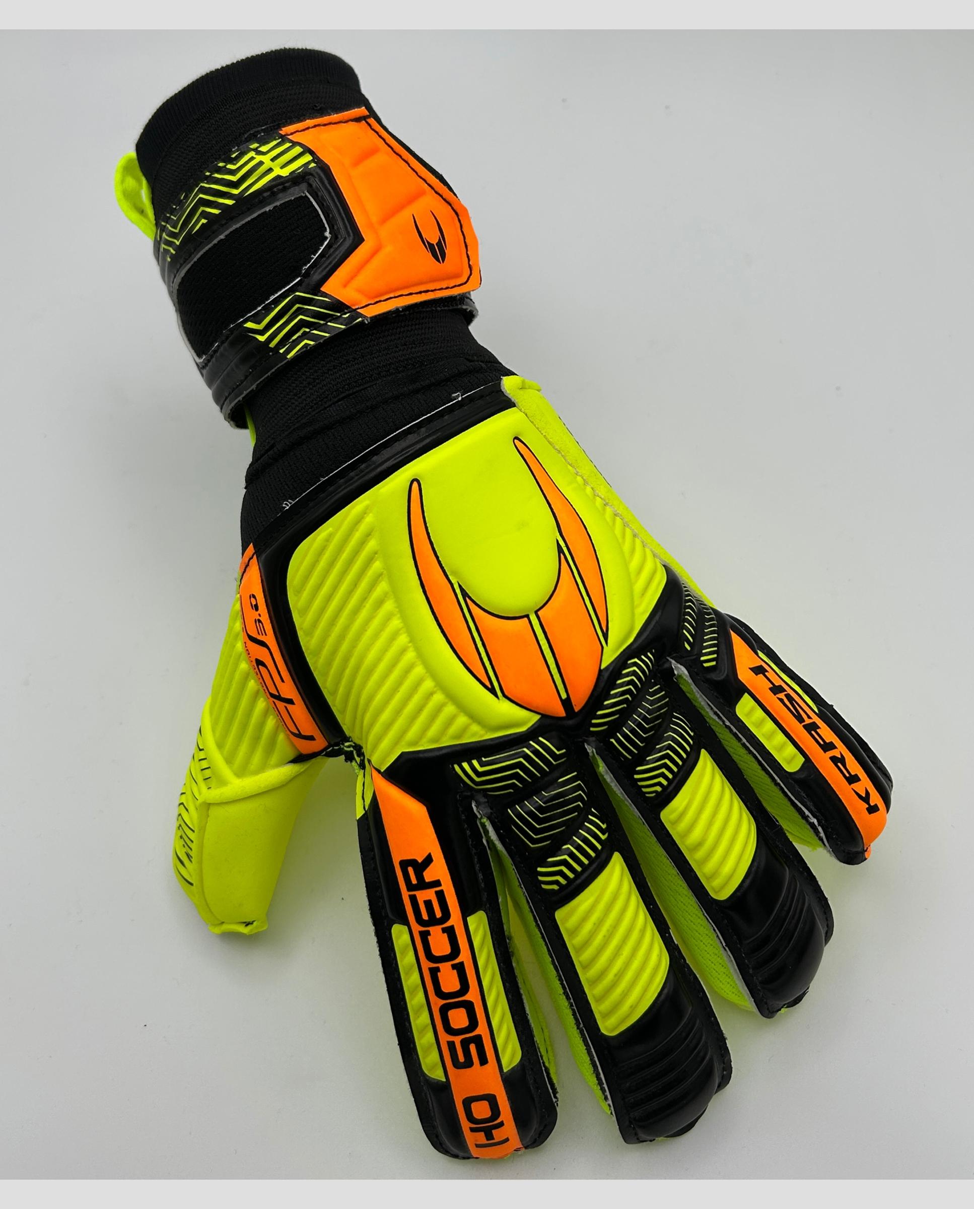 Guantes de portero de Adulto KRASH PROTEK Ho Soccer - Negro / Naranja Negro / Naranja-7
