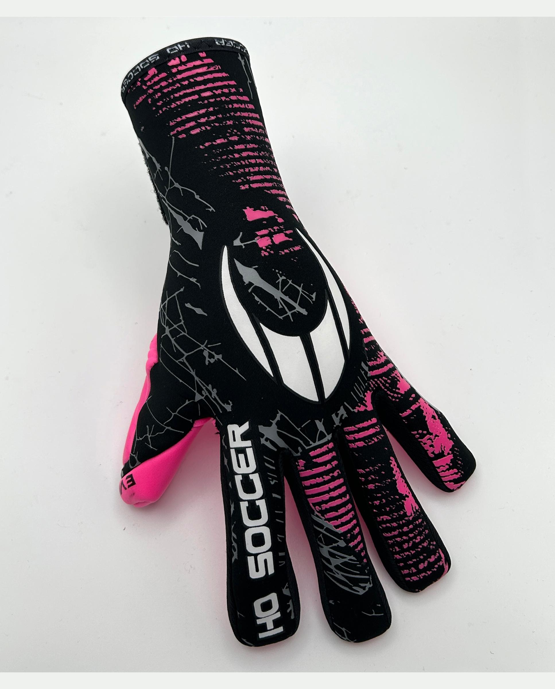 Guantes de portero de Adulto FIRST SUPERLIGHT EVO ZERO FEAR Ho Soccer - Negro / Rosa Negro / Rosa-2