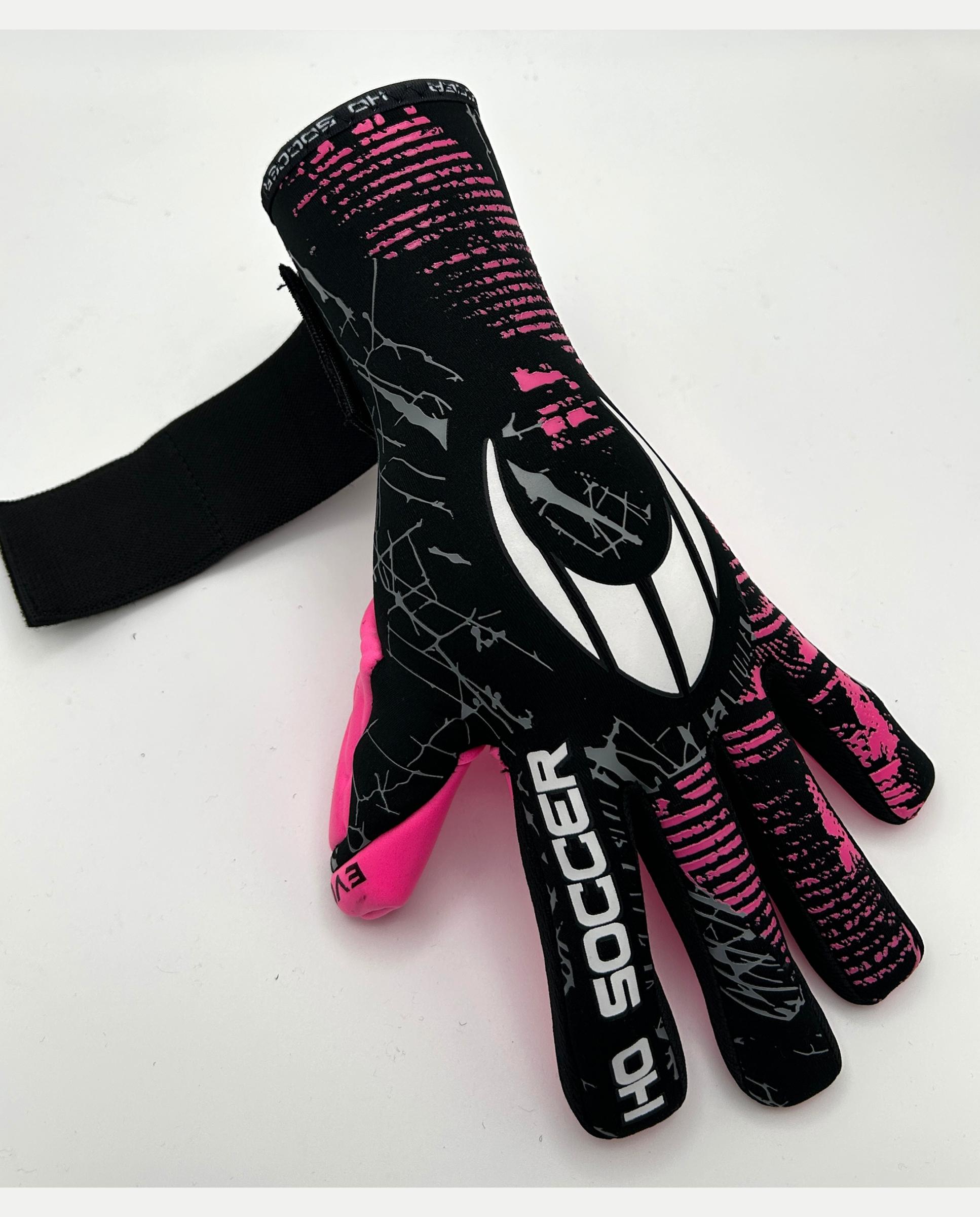 Guantes de portero de Adulto FIRST SUPERLIGHT EVO ZERO FEAR Ho Soccer - Negro / Rosa Negro / Rosa-3
