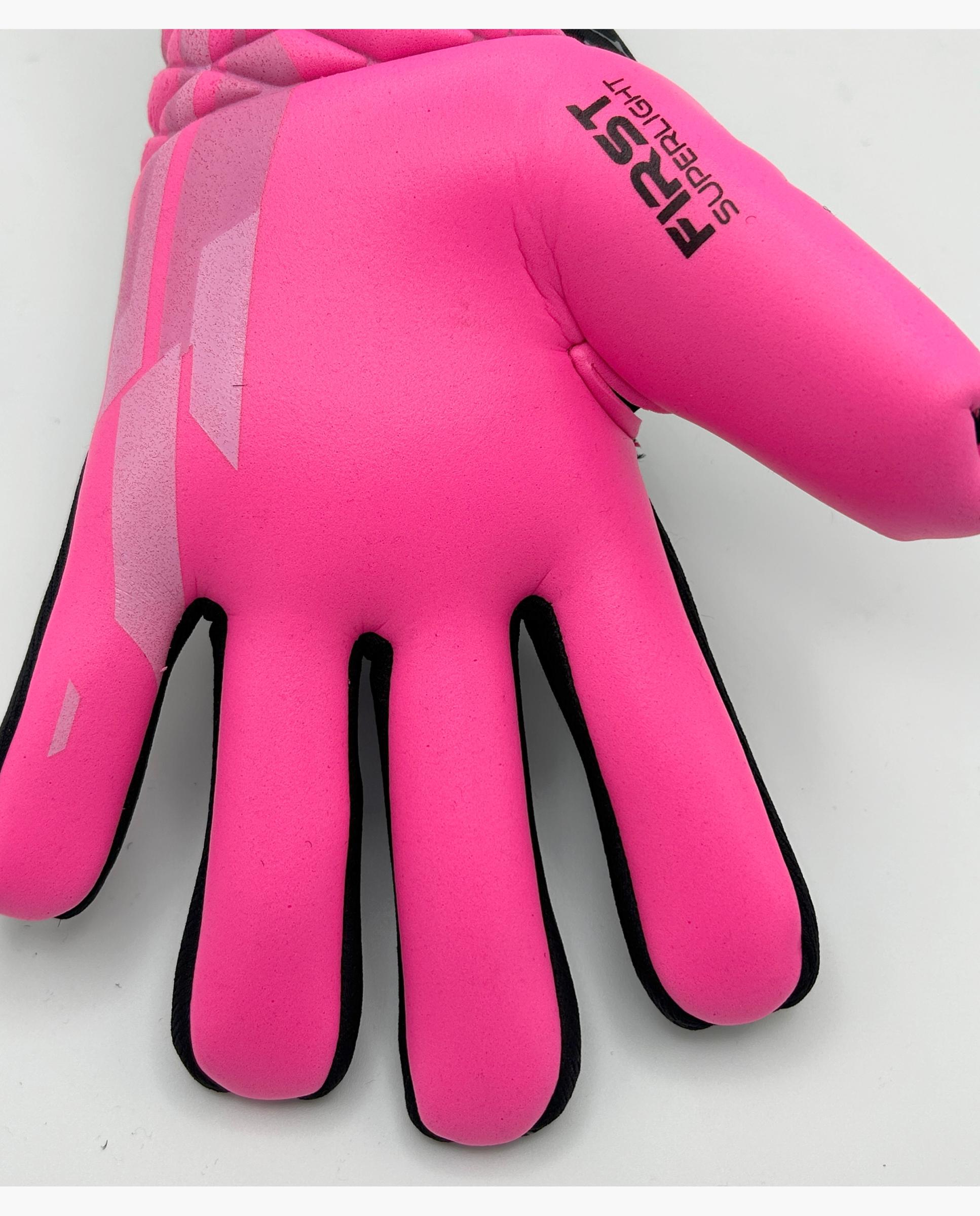 Guantes de portero de Adulto FIRST SUPERLIGHT EVO ZERO FEAR Ho Soccer - Negro / Rosa Negro / Rosa-4