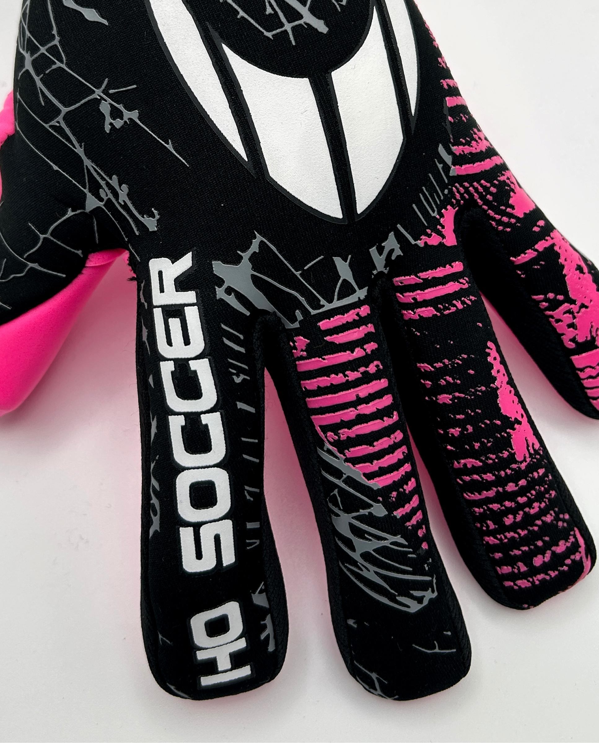 Guantes de portero de Adulto FIRST SUPERLIGHT EVO ZERO FEAR Ho Soccer - Negro / Rosa Negro / Rosa-6