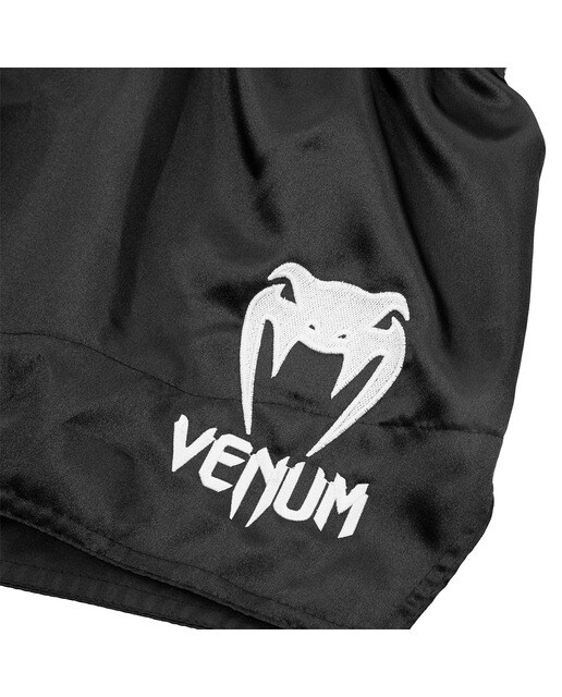 Calções de Boxe de Homem Muay Thai Classic Preto-4