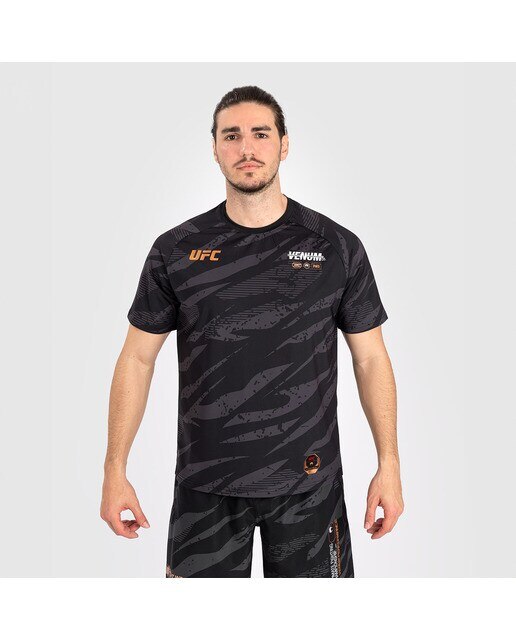 T-shirt de Homem UFC Adrenaline Fight Week Preto / Verde-1