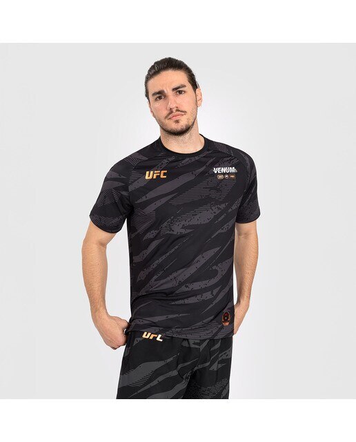 T-shirt de Homem UFC Adrenaline Fight Week Preto / Verde-4