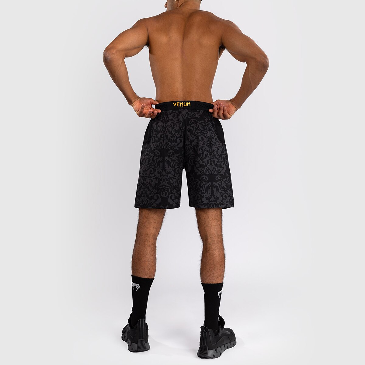 Calças de Treino de Homem Unmatched Ilia Topuria Preto / Dourado-5