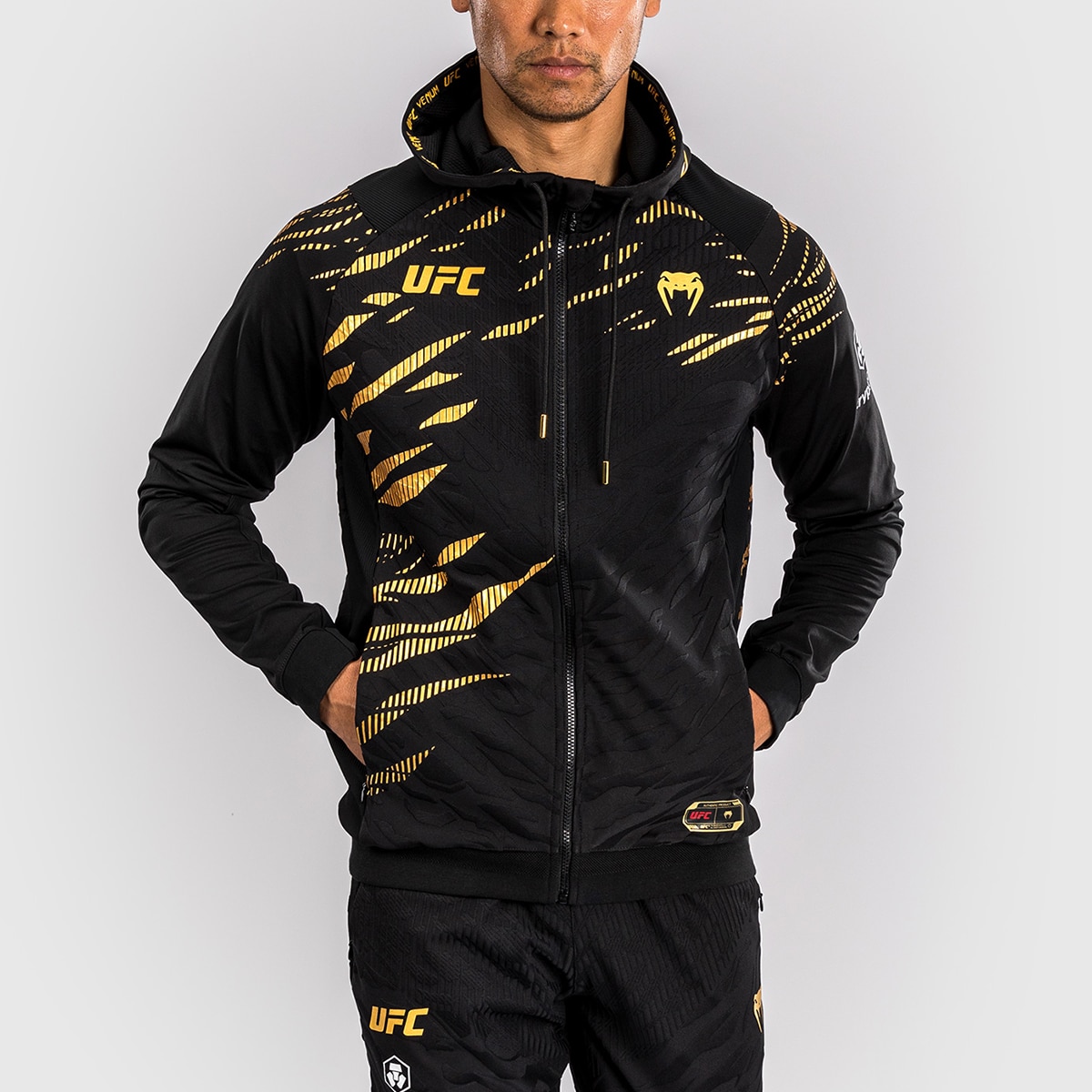 Sweatshirt de Homem FC Fusion Authentic Fight Night Preto-1