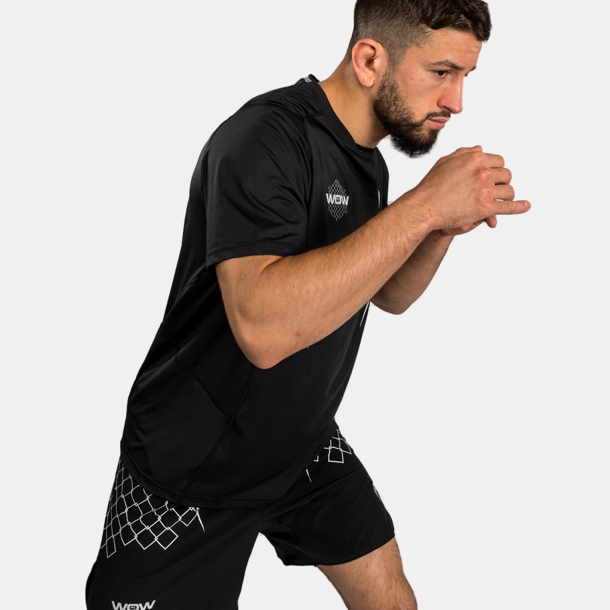 T-shirt de Homem Dry-Tech Wow Preto-4