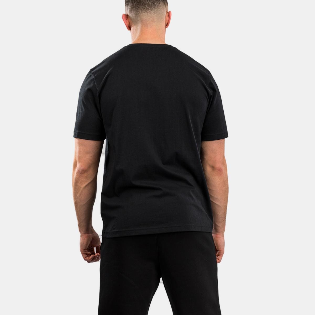 Réplica de T-shirt de Homem UFC Preto-2