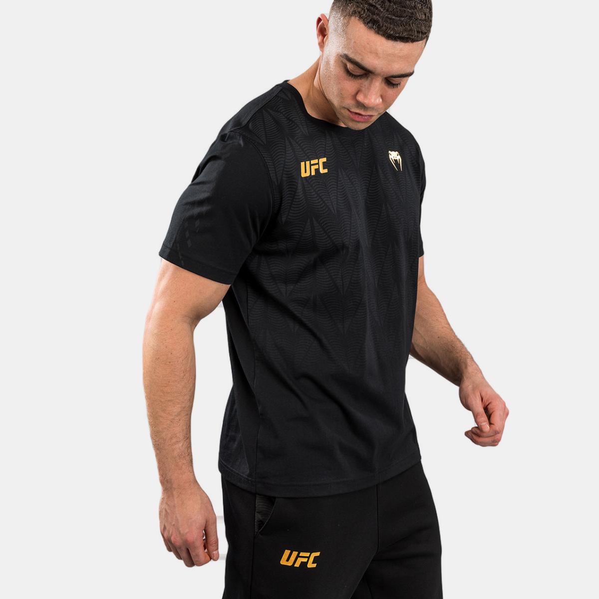 Réplica de T-shirt de Homem UFC Preto-3