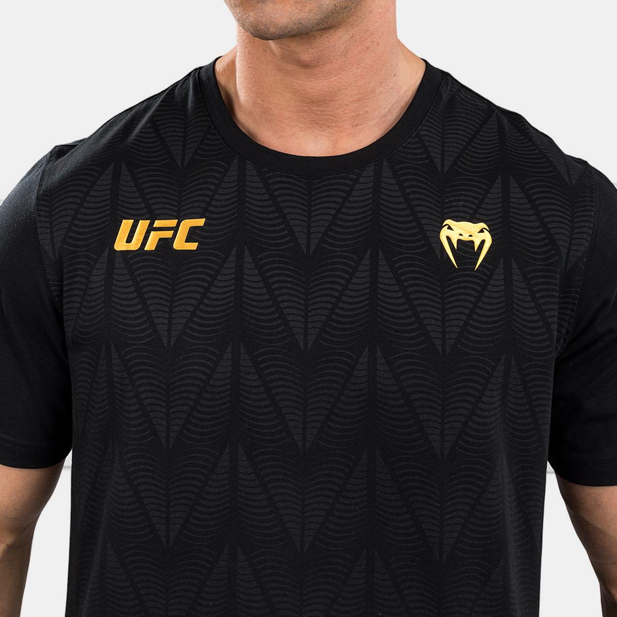 Réplica de T-shirt de Homem UFC Preto-4