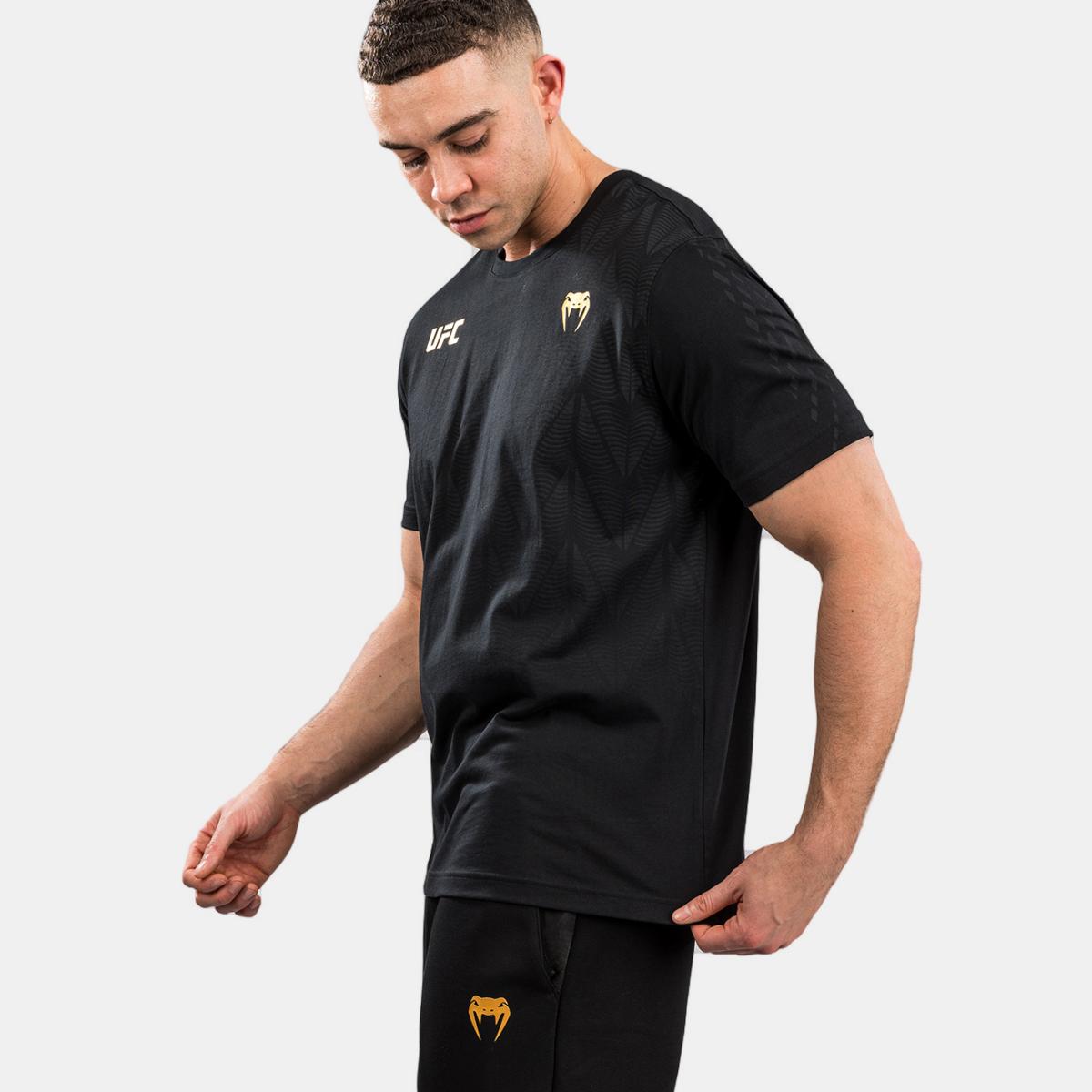 Réplica de T-shirt de Homem UFC Preto-5