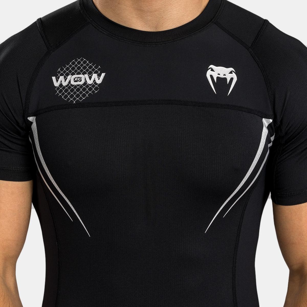 T-shirt Rashguard de Homem Wow Preto-3