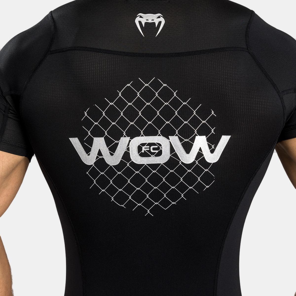T-shirt Rashguard de Homem Wow Preto-4