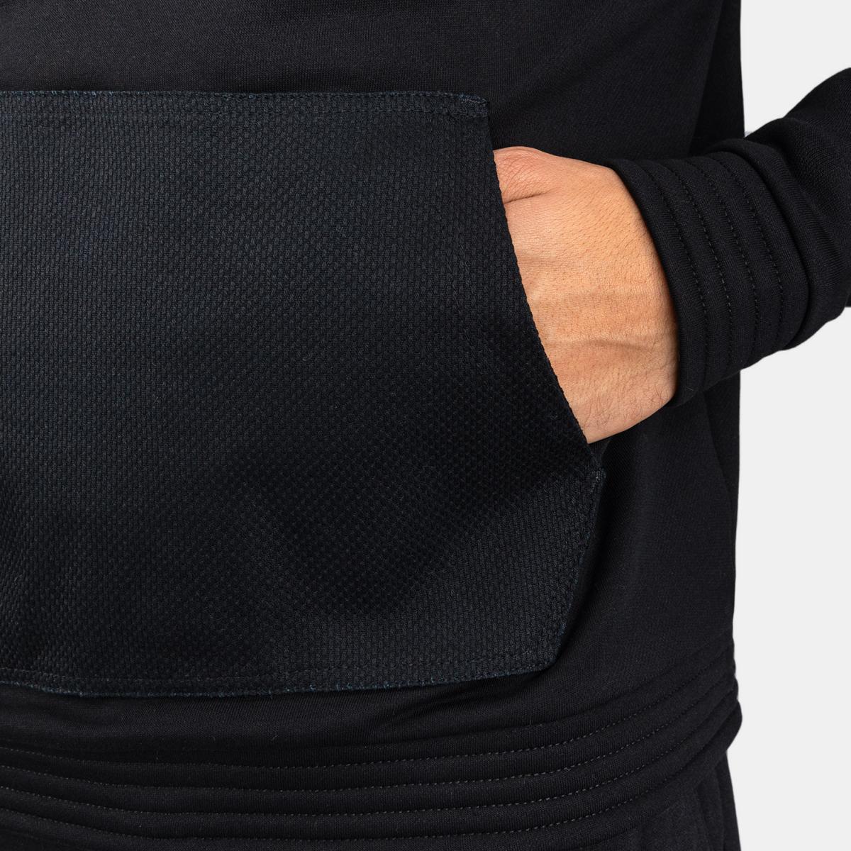 Sweatshirt com Capuz de Homem Urban Gi Preto-6