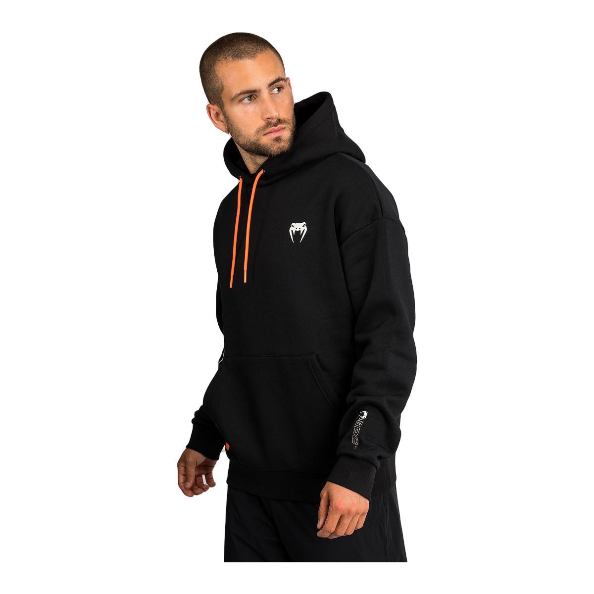 Sweatshirt de Homem com Capuz Eclipse Preto-3