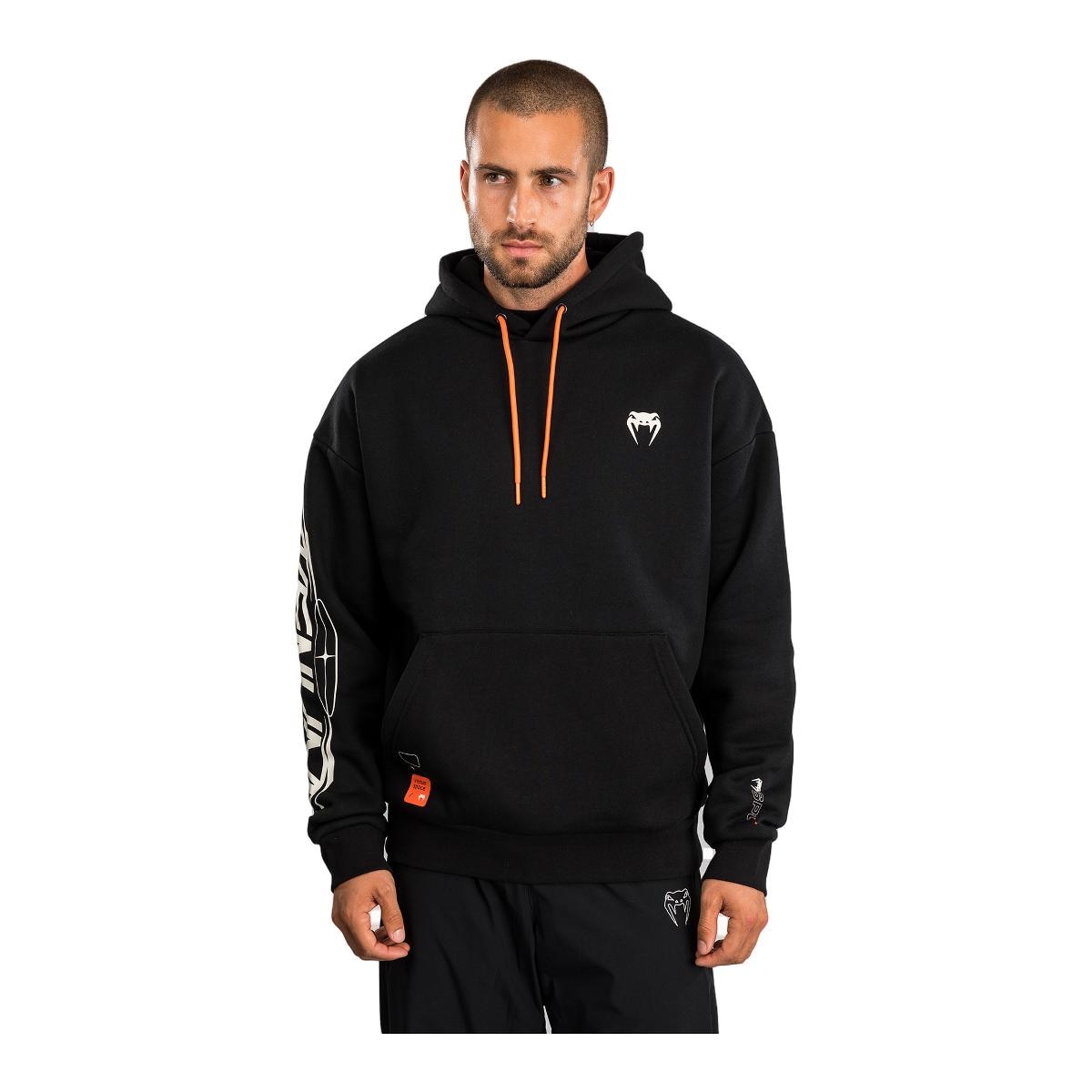 Sweatshirt de Homem com Capuz Eclipse Preto-4