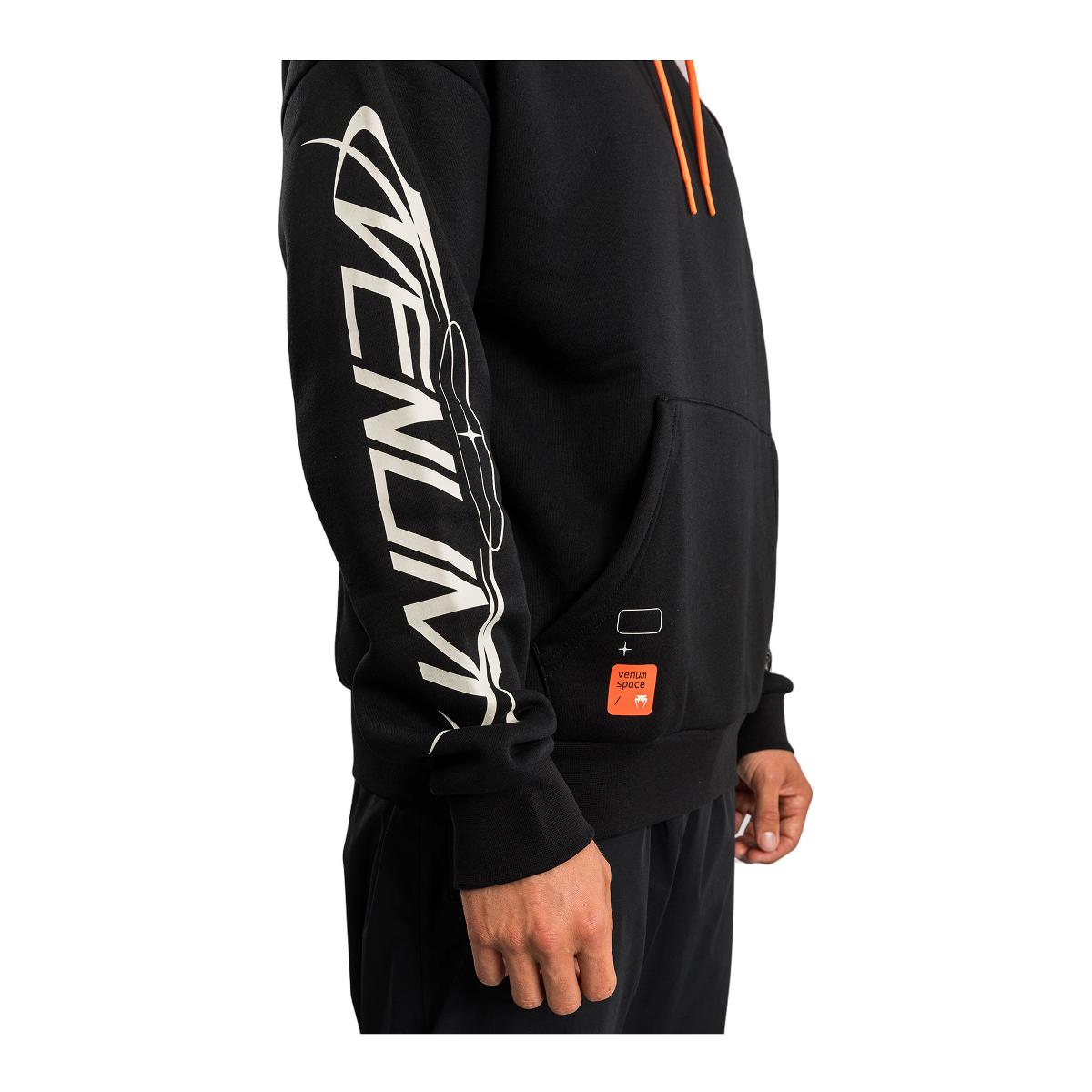 Sweatshirt de Homem com Capuz Eclipse Preto-5