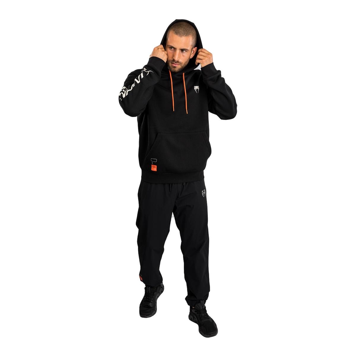 Sweatshirt de Homem com Capuz Eclipse Preto-8