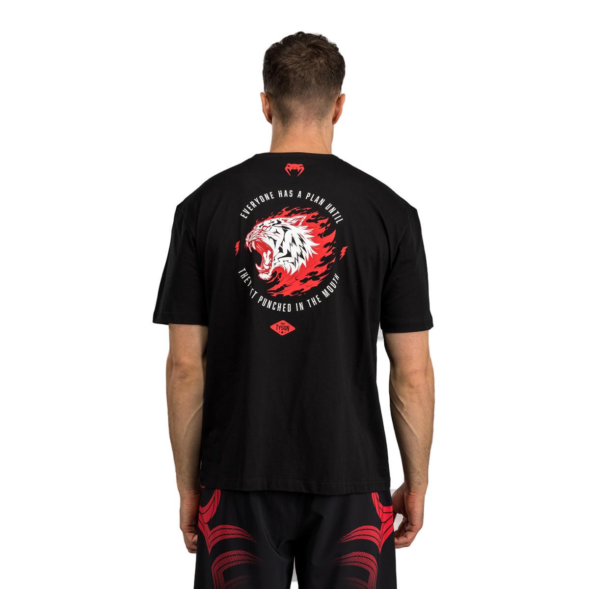T-shirt de Homem Mike Tyson Tiger Preto-2