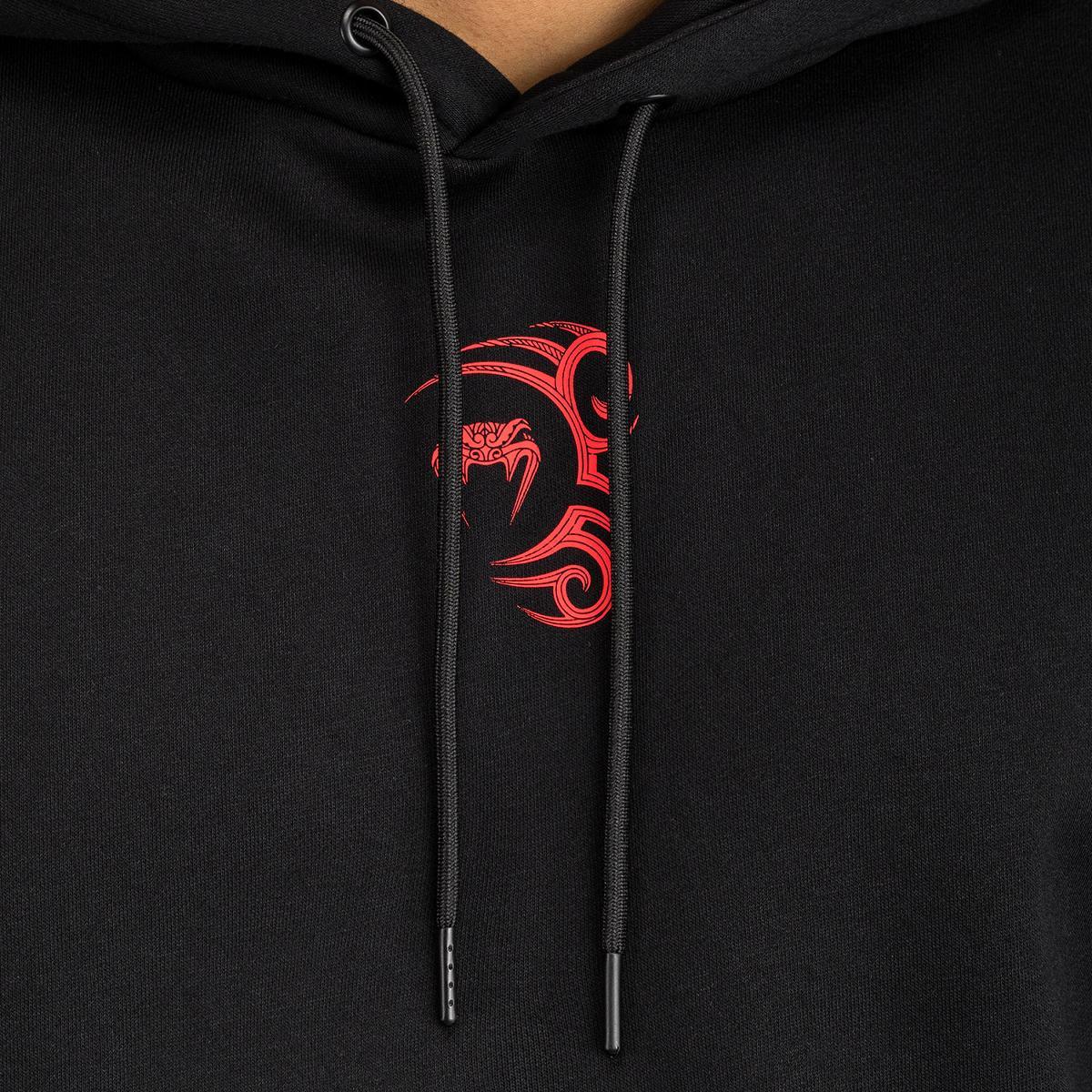 Sweatshirt com Capuz de Homem Mike Tyson Tiger Preto / Vermelho-7
