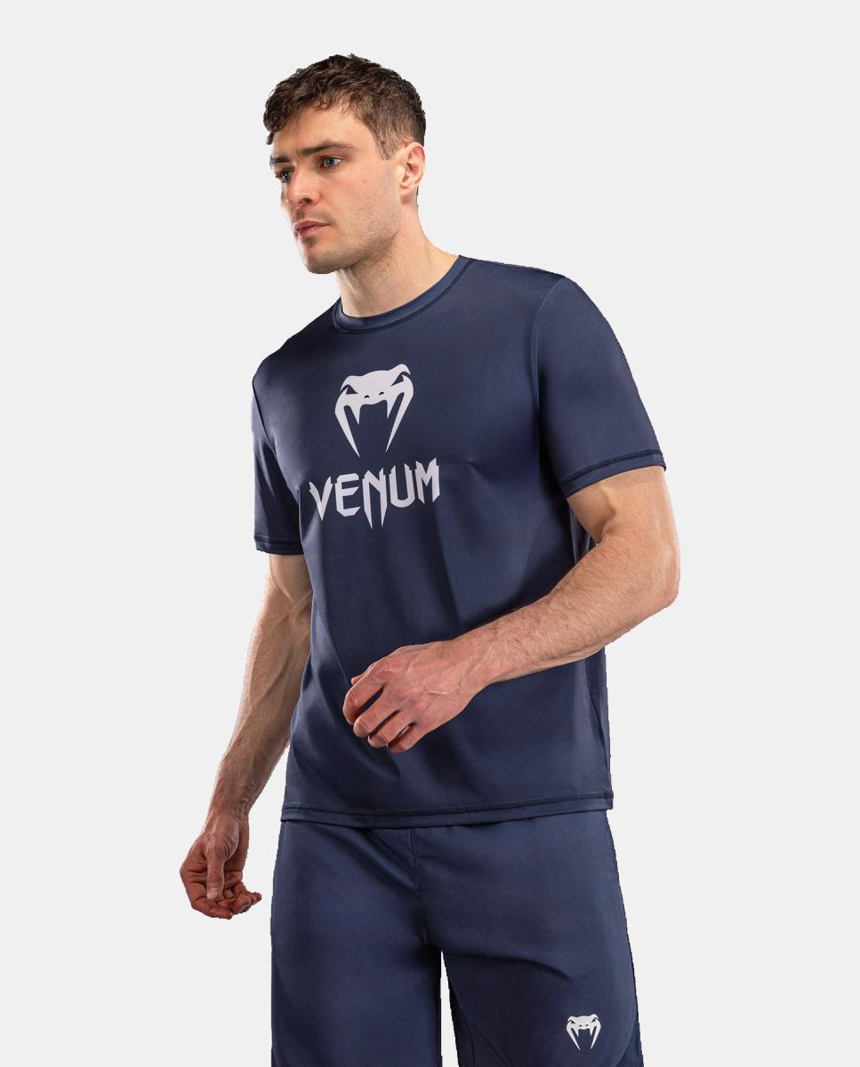 T-shirt de Homem Classic Dry Tech - Azul-Marinho/Branco Azul-3
