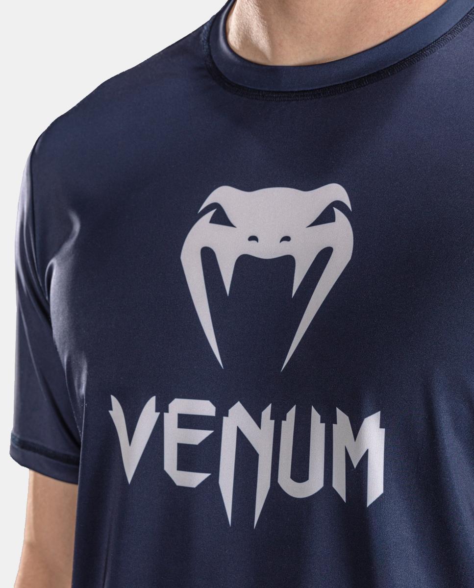 T-shirt de Homem Classic Dry Tech - Azul-Marinho/Branco Azul-4
