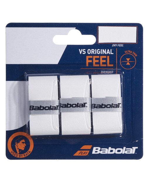 Pack de 3 punhos VS Original Babolat Branco-1