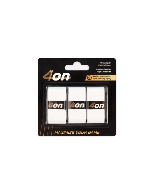 Imagen 0 de Overgrip Premium Racktes and sport world 4ON Blanco