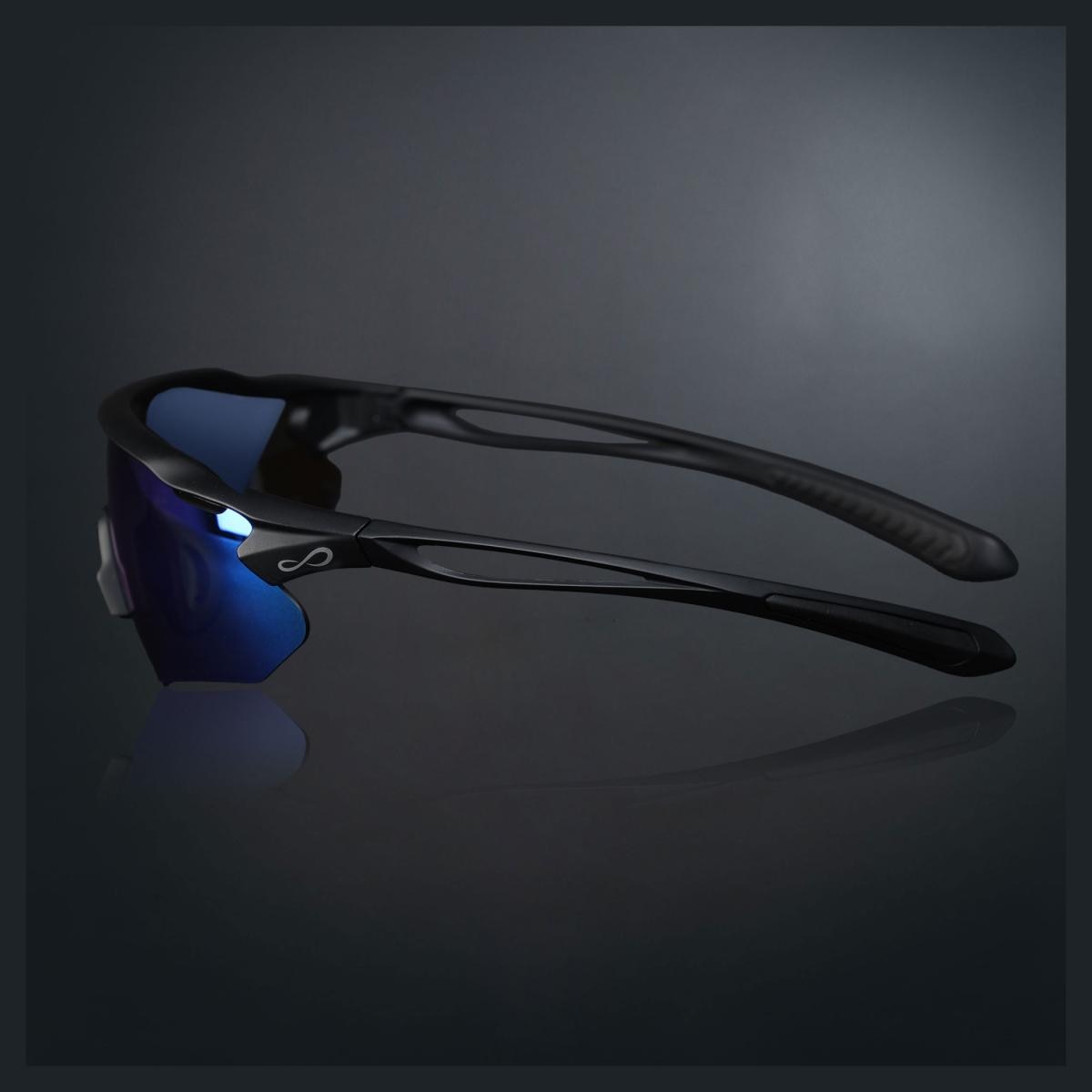 Óculos Shelter Pro Preto / Azul-4