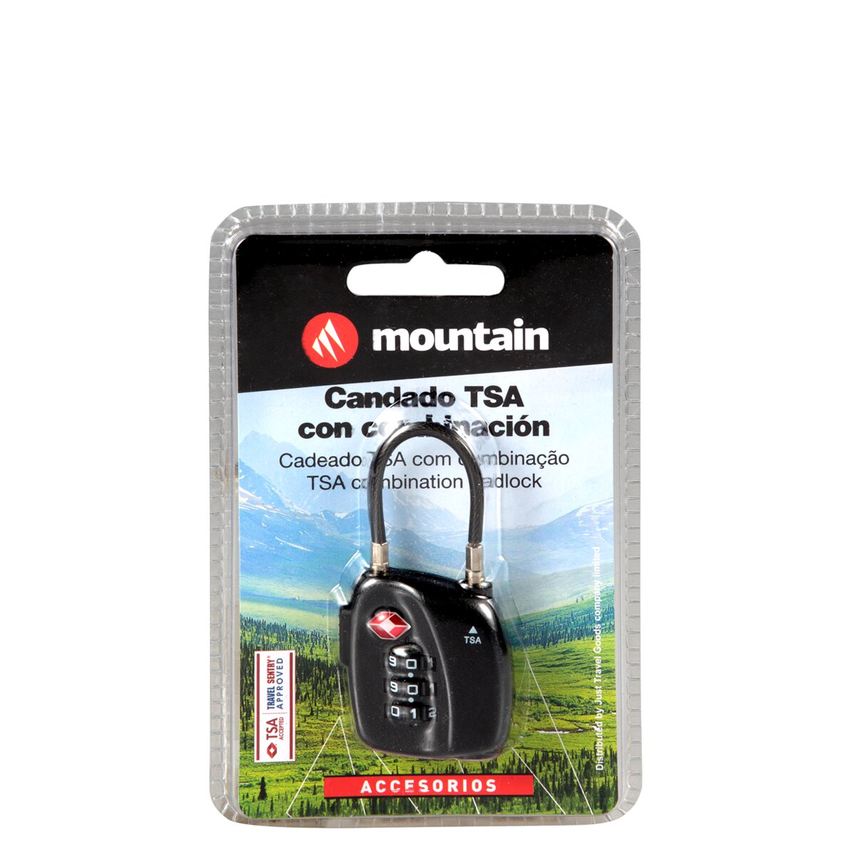 Imagem 0 de Cadeado TSA com combinação Mountain Pro