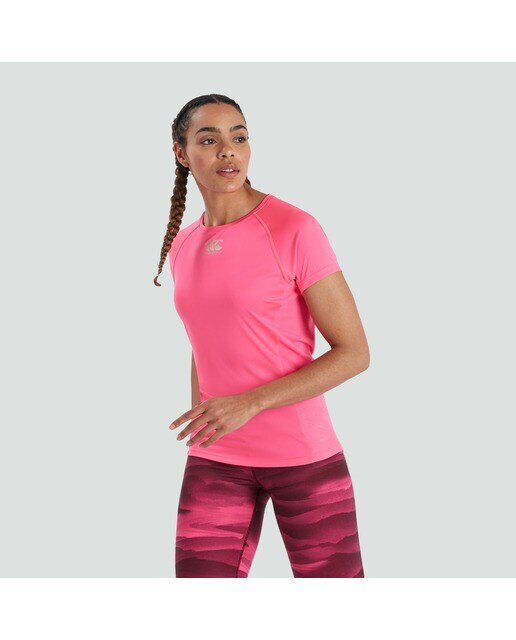 T-shirt de Mulher Core Vapodri Lg Logótipo Canterbury Rosa-3