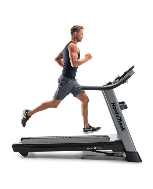 Cinta de correr Elite 900 NordicTrack - Gris / Negro Gris / Negro-9
