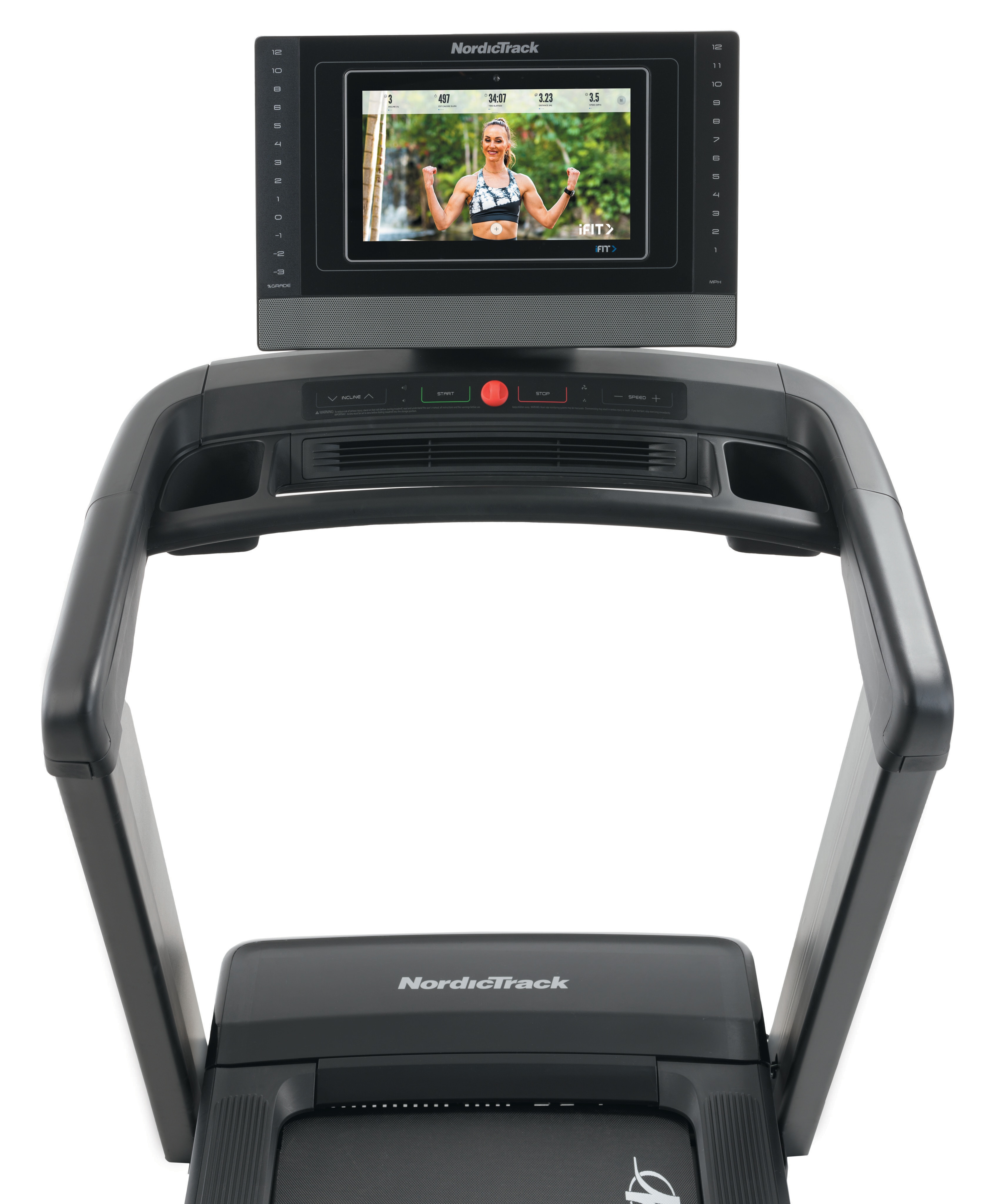 Cinta de correr Commercial 1750 NordicTrack - Gris Gris-2