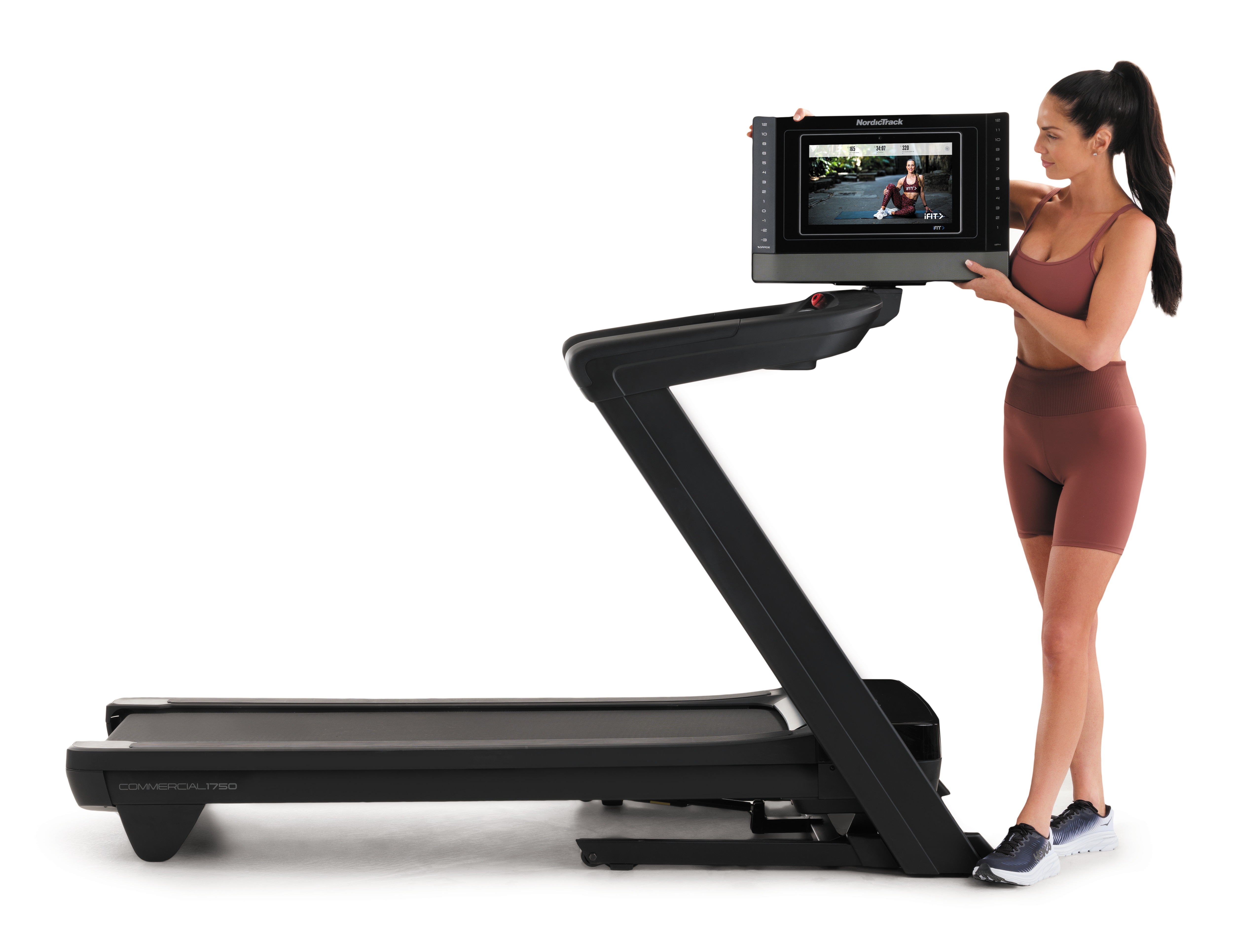 Cinta de correr Commercial 1750 NordicTrack - Gris Gris-6