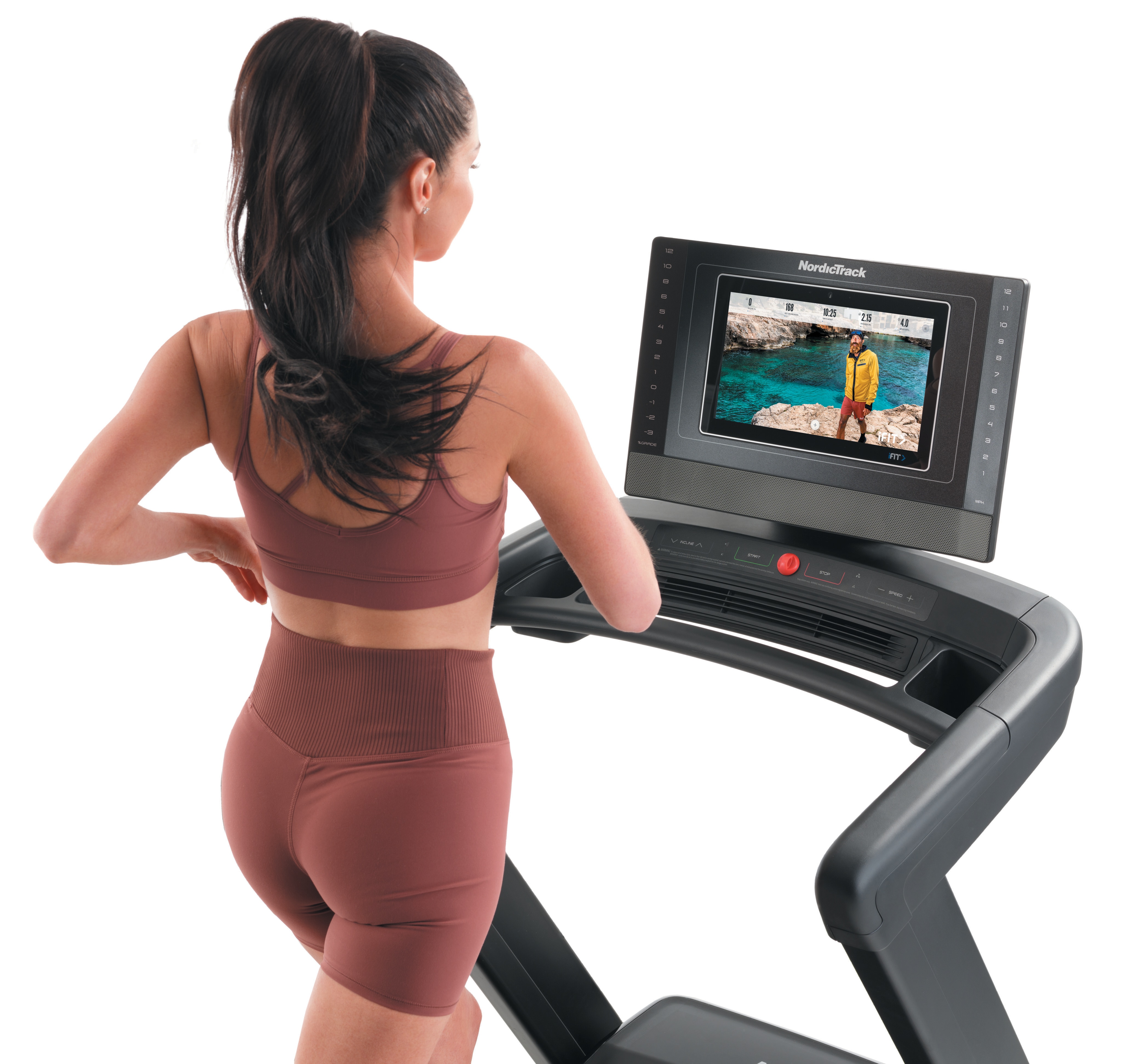 Cinta de correr Commercial 1750 NordicTrack - Gris Gris-8
