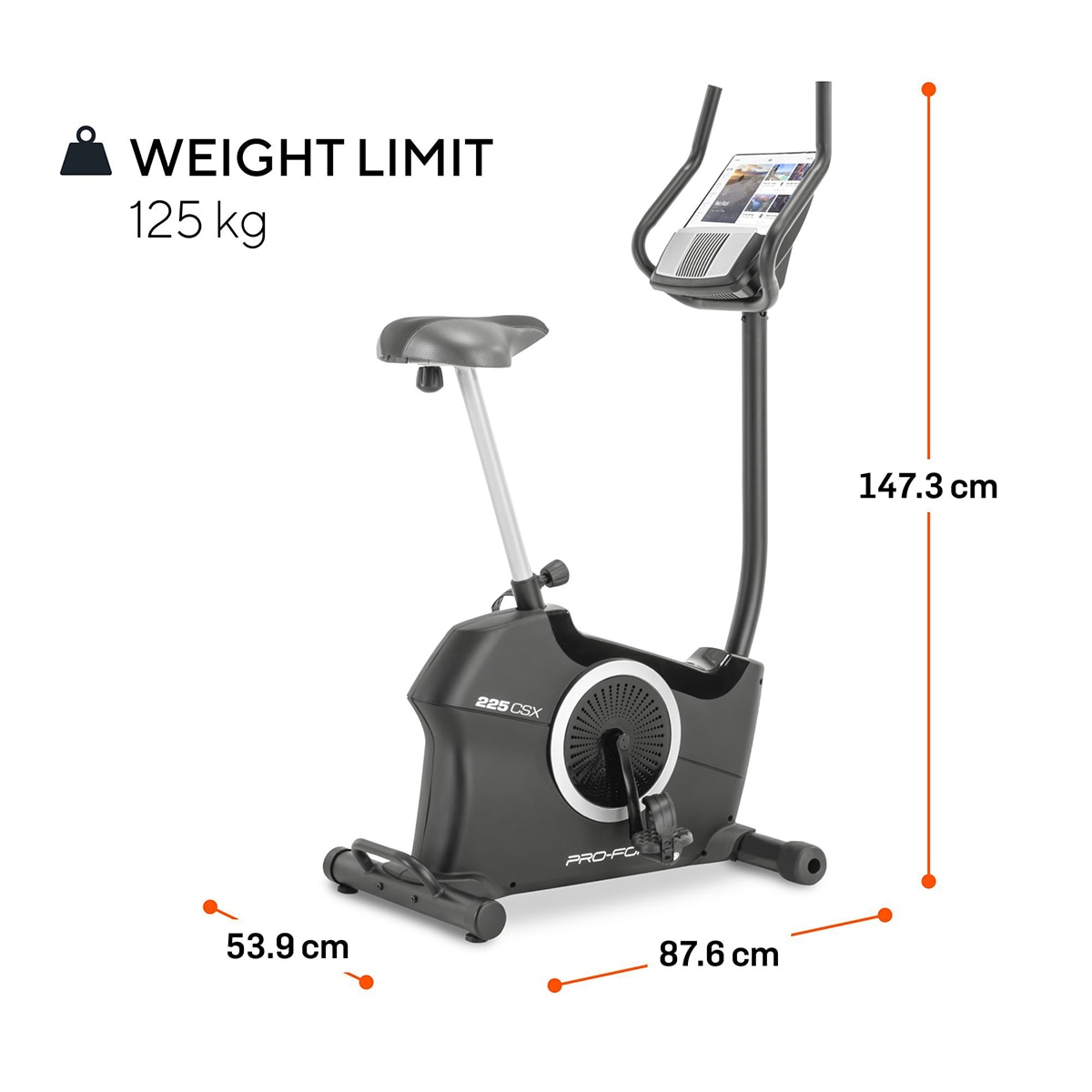 Bicicleta estática 225 CSX Proform Preto-4