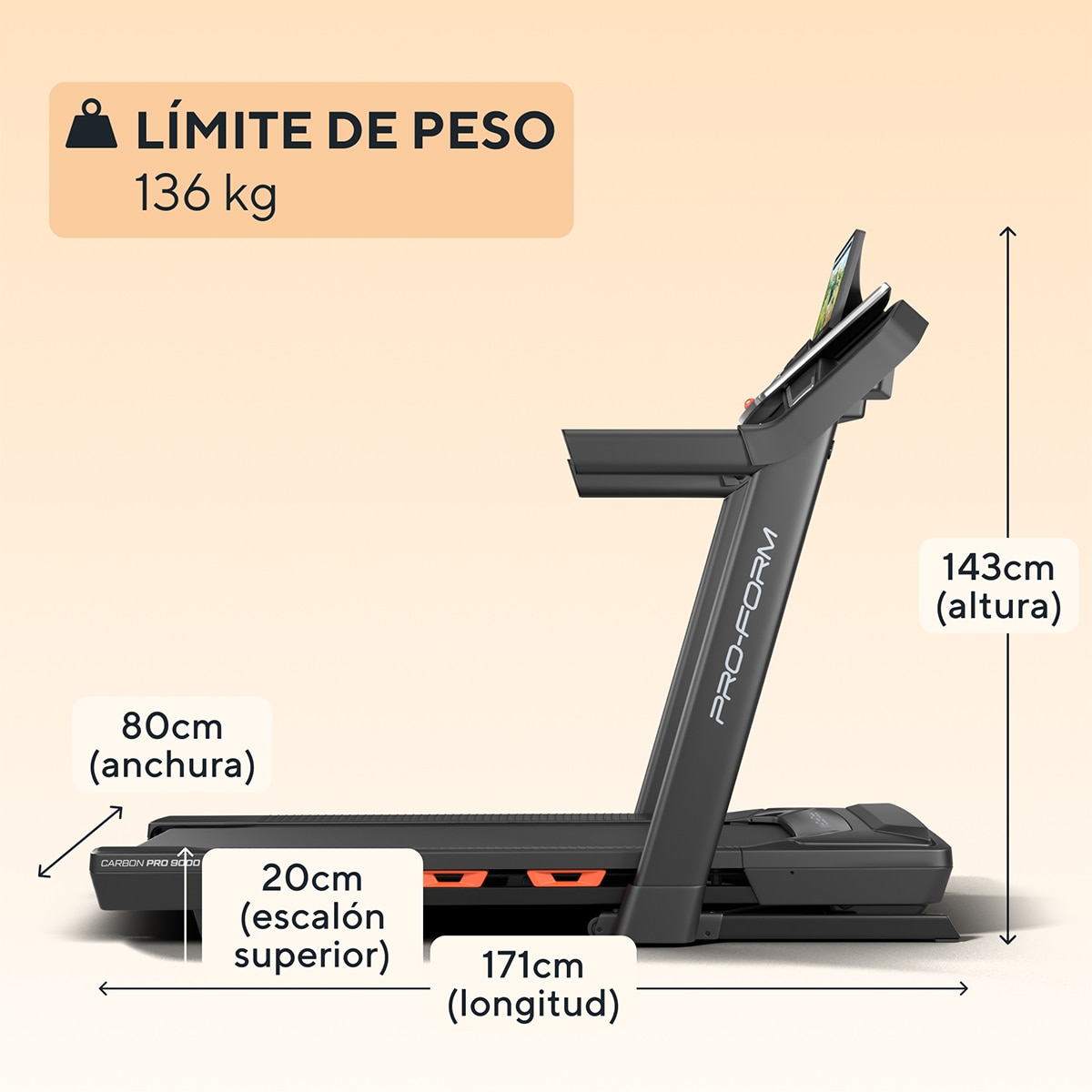 Passadeira Carbon TLS Preto-11