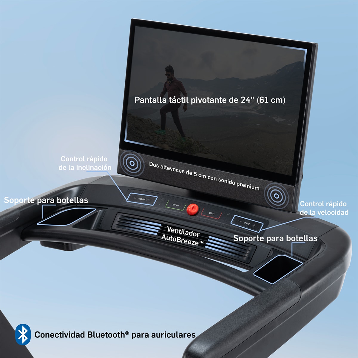 Passadeira Commercial 2450 Cinzento-13