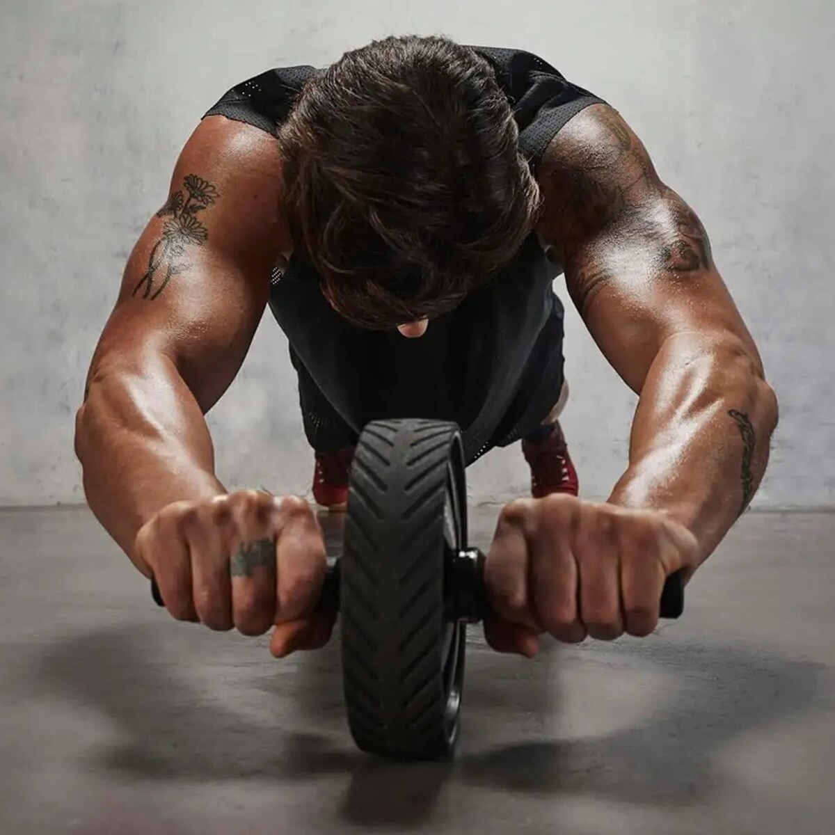 Roda Abdominal Preto-5