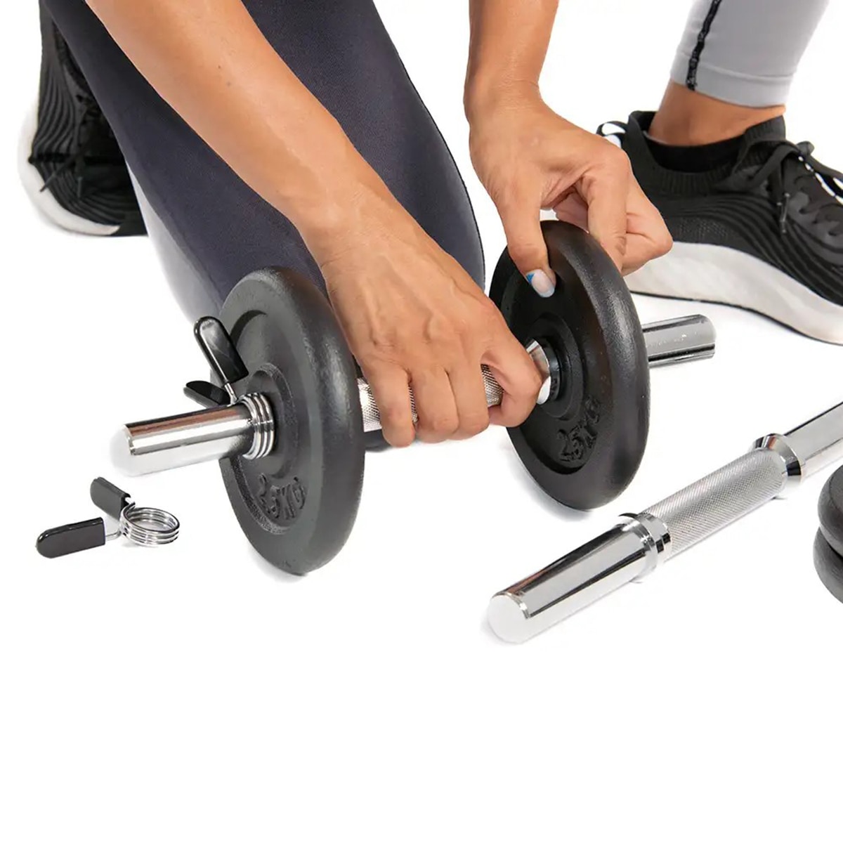 Conjunto de Halteres Home - 20 kg Preto-2