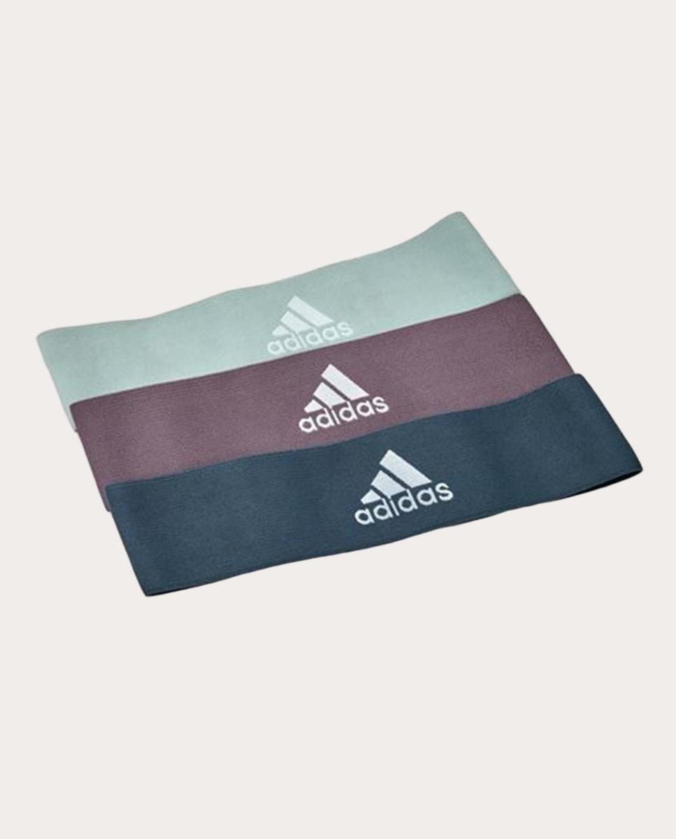 Imagen 0 de Banda elastica set Adidas Verde / Morado