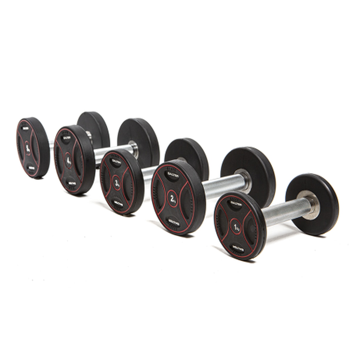 Halteres TPU 1 kg Preto-1