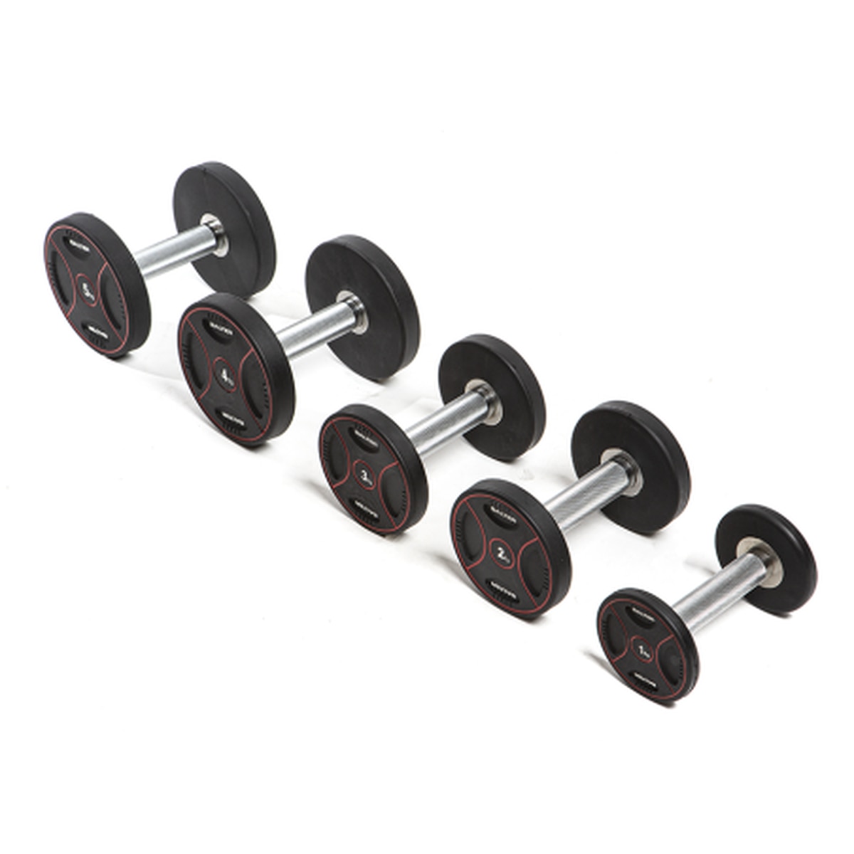 Halteres TPU 1 kg Preto-4