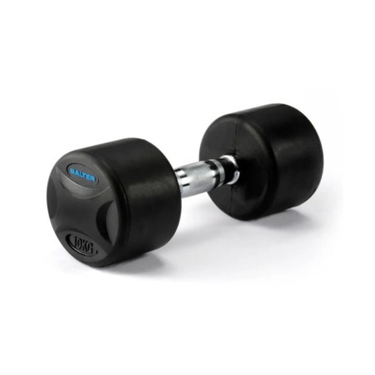 Halteres de Borracha 1 kg Preto-4