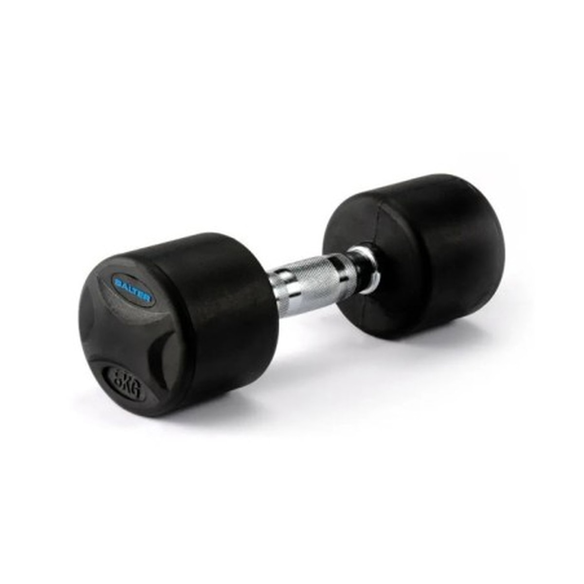 Halteres de Borracha 1 kg Preto-5