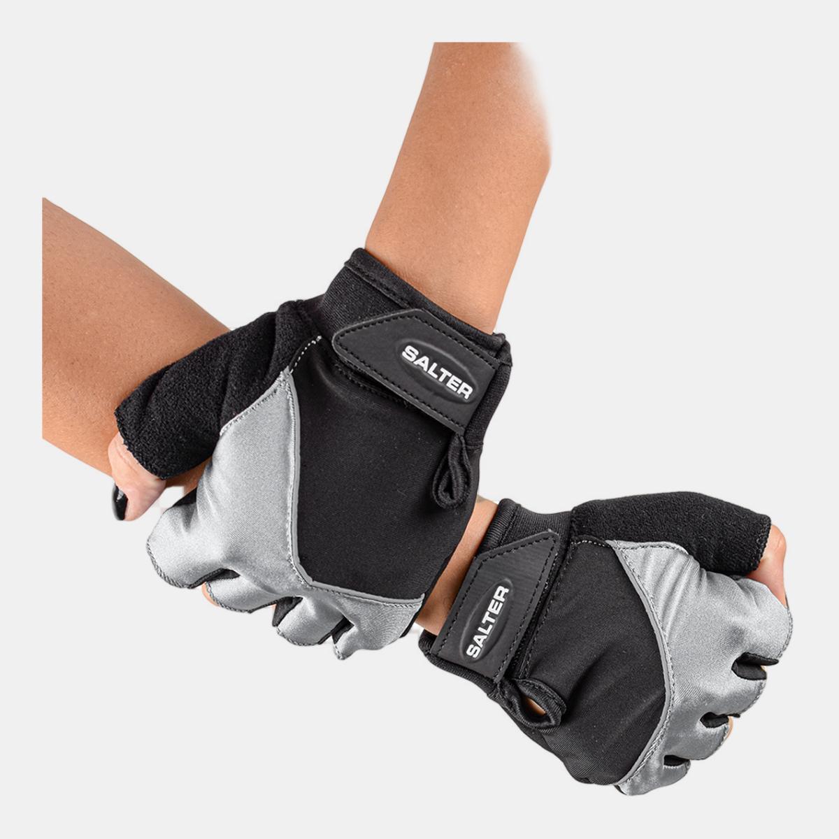 GUANTES DE FITNESS UNISEX E-215 SALTER - Gris Gris-2