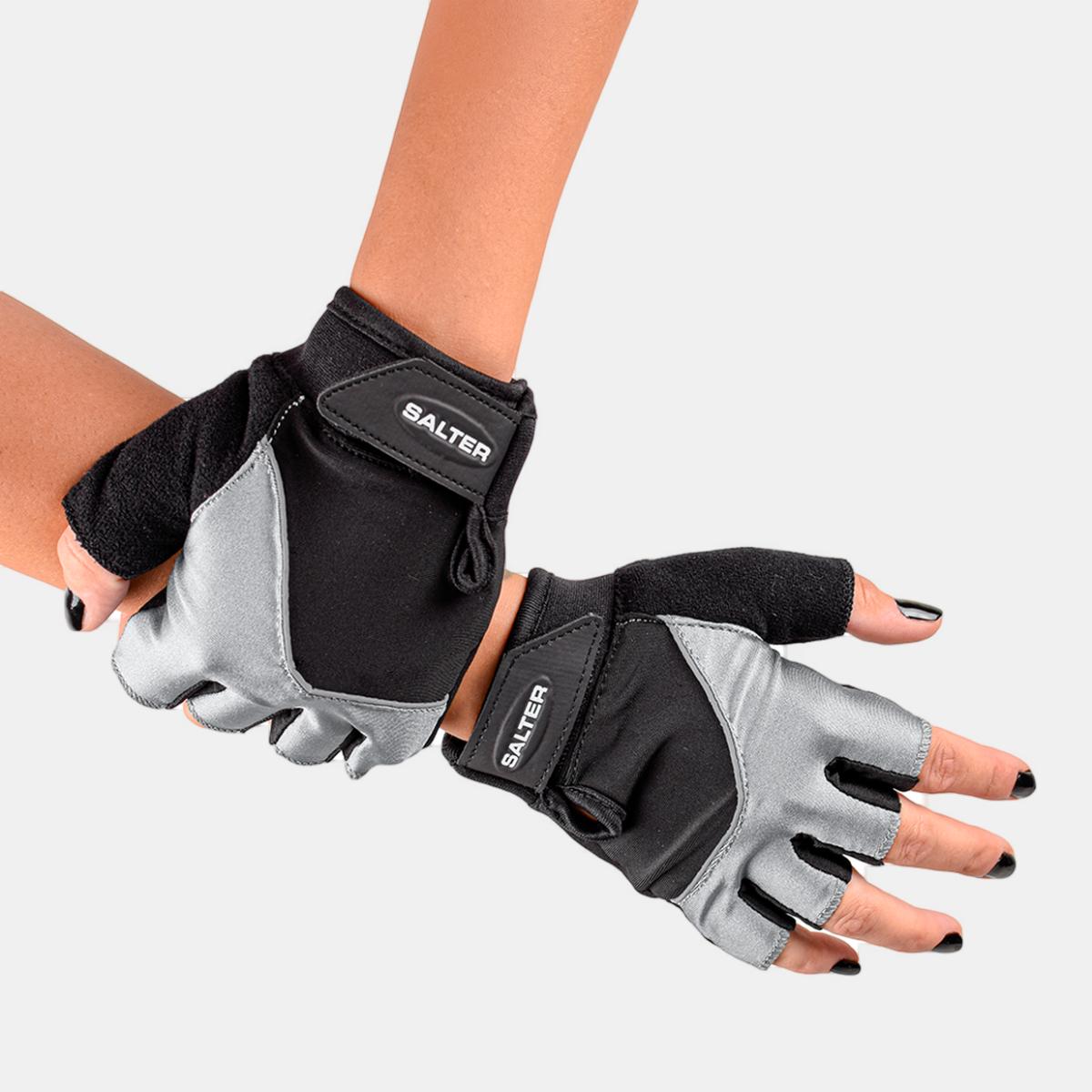 GUANTES DE FITNESS UNISEX E-215 SALTER - Gris Gris-6