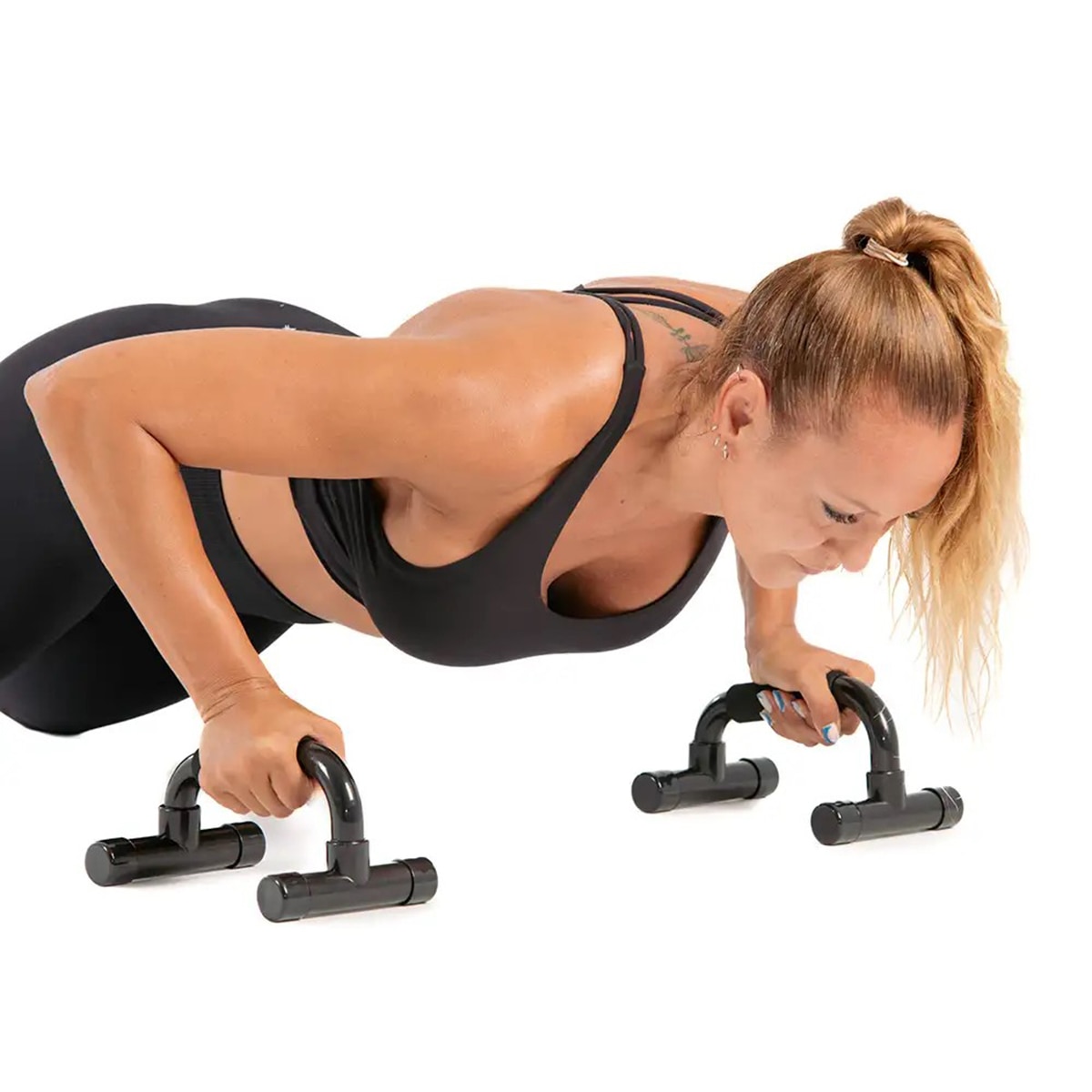 Suporte de Flexão Push Up Home Preto-2