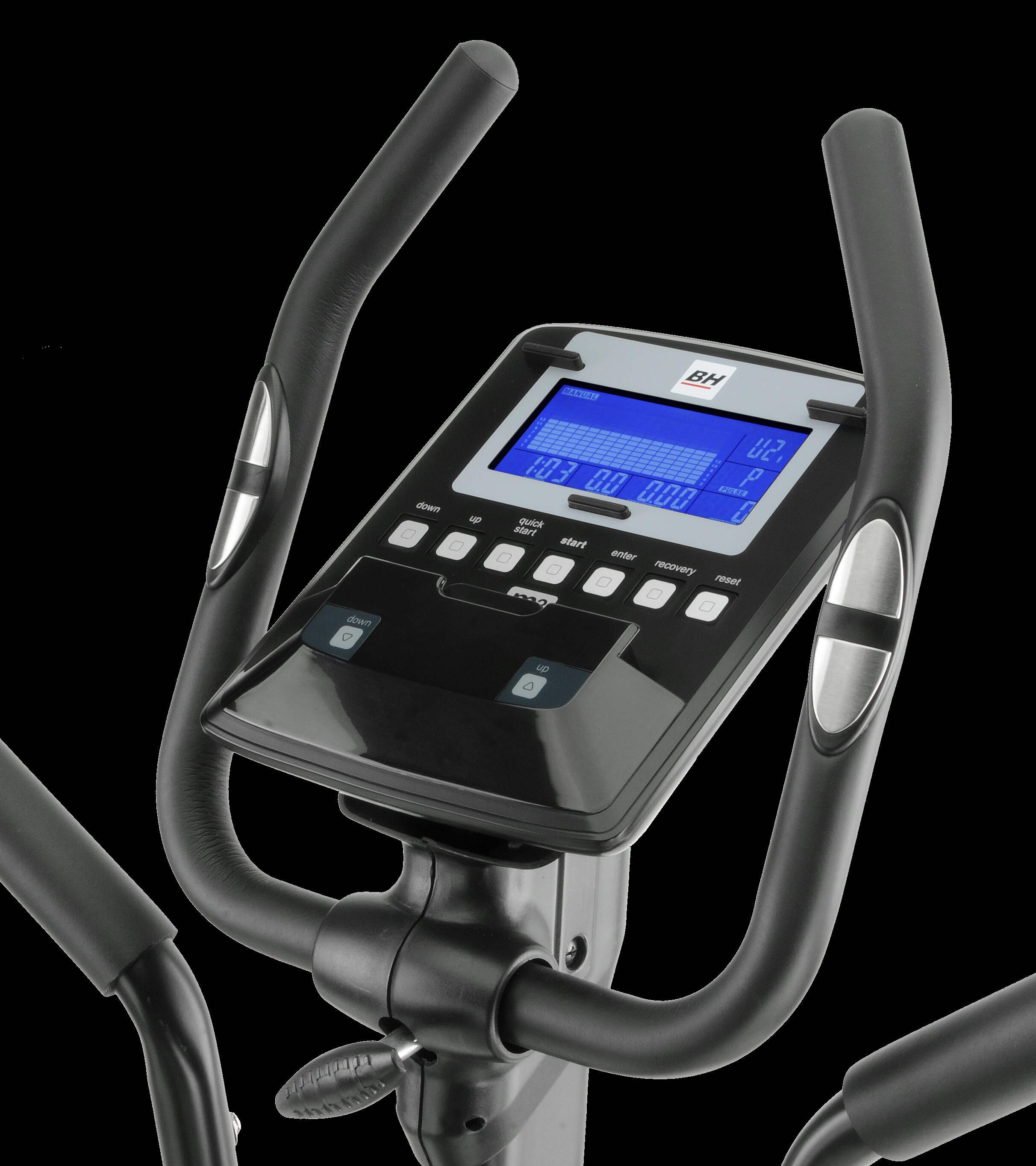 Bicicleta elíptica i.ZK500 BH Fitness Cinzento / Preto-2